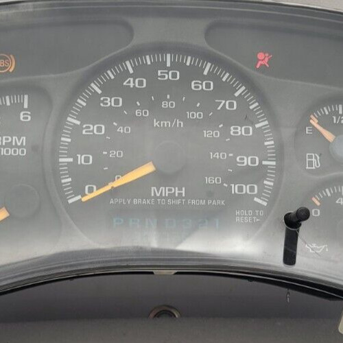1999-2002 CHEVROLET SILVERADO USED INSTRUMENT CLUSTER P#15055362