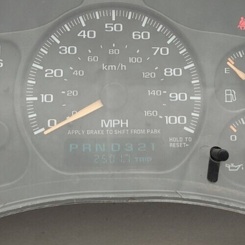 1999-2002 CHEVROLET SILVERADO USED INSTRUMENT CLUSTER P#15055362