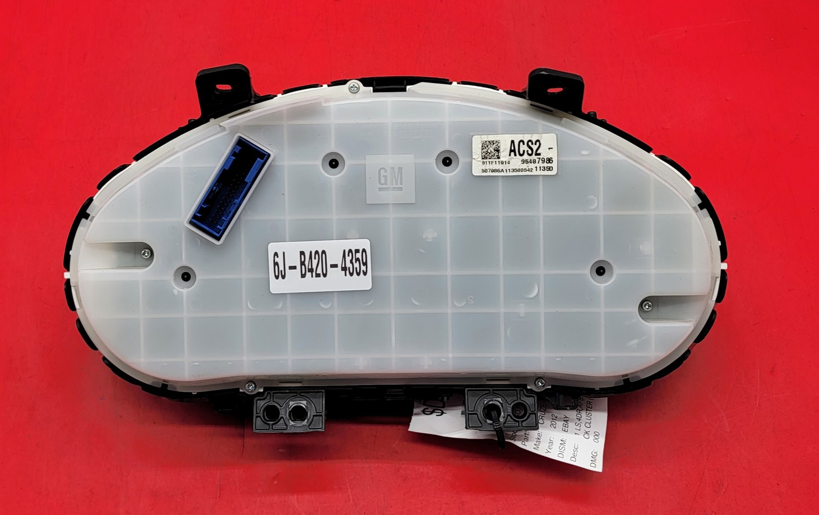 2012 CHEVROLET CRUZE USED INSTRUMENT CLUSTER P#95487986