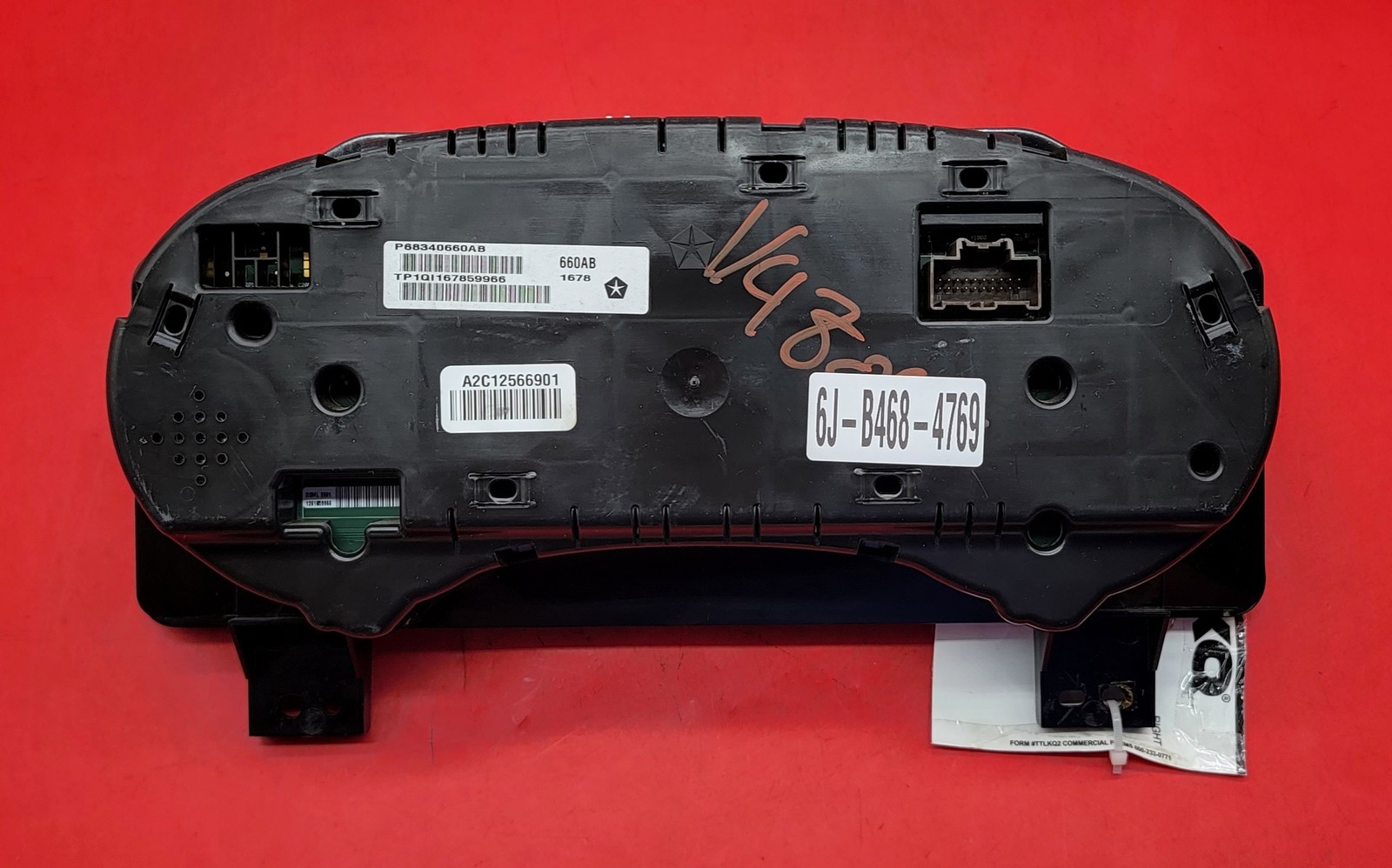 2018 DODGE RAM 1500 USED INSTRUMENT CLUSTER P#P68340660AB