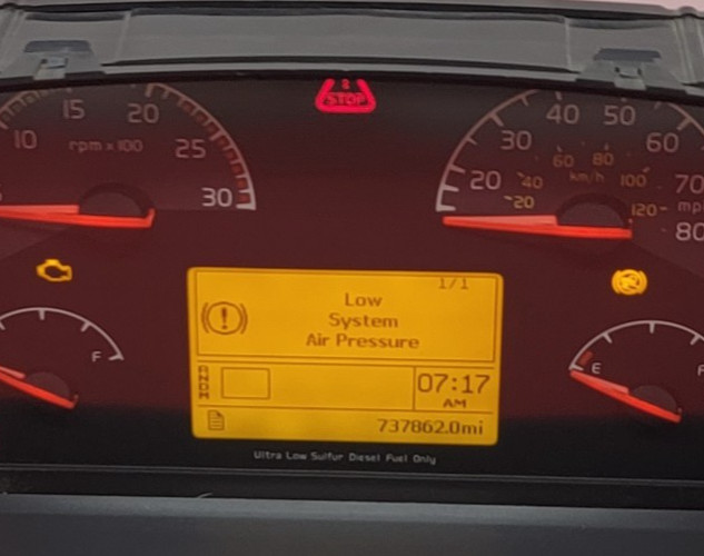 2011 VOLVO VNL USED INSTRUMENT CLUSTER P#21844834-P01