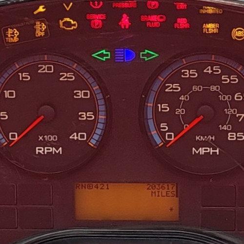2011 INTERNATIONAL PB105 USED DASHBOARD INSTRUMENT CLUSTER P#3686319C91