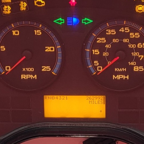 2011 INTERNATIONAL TRANSTAR 8600 USED DASHBOARD INSTRUMENT CLUSTER P#3686402C91