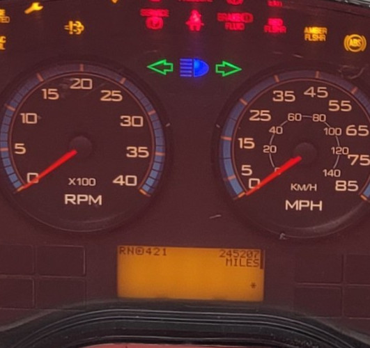 2010 INTERNATIONA 4300 USED DASHBOARD INSTRUMENT CLUSTER P#3803476F96