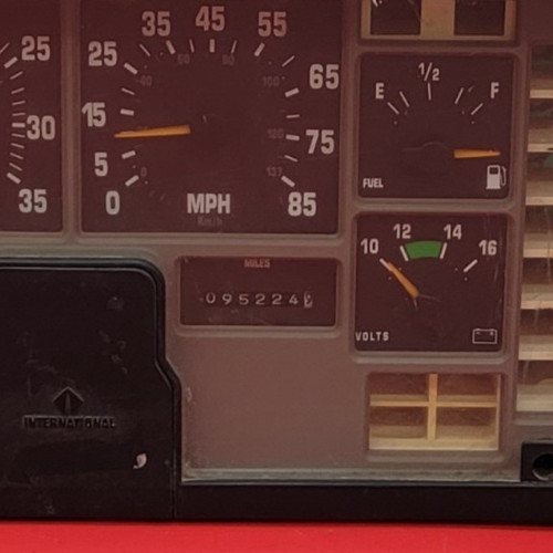 1999 INTERNATIONAL 4900 USED DASHBOARD INSTRUMENT CLUSTER P#3525074C91