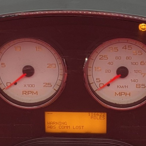 2009-2014 INTERNATIONAL PROSTAR-FIRE TRUCK USED DASHBOARD INSTRUMENT CLUSTER P#