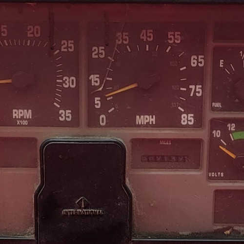 1993 INTERNATIONAL F-4900 USED DASHBOARD INSTRUMENT CLUSTER P#3514868C2