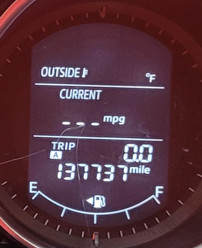 2015 MAZDA CX-5 USED INSTRUMENT CLUSTER P#KD45 55 430