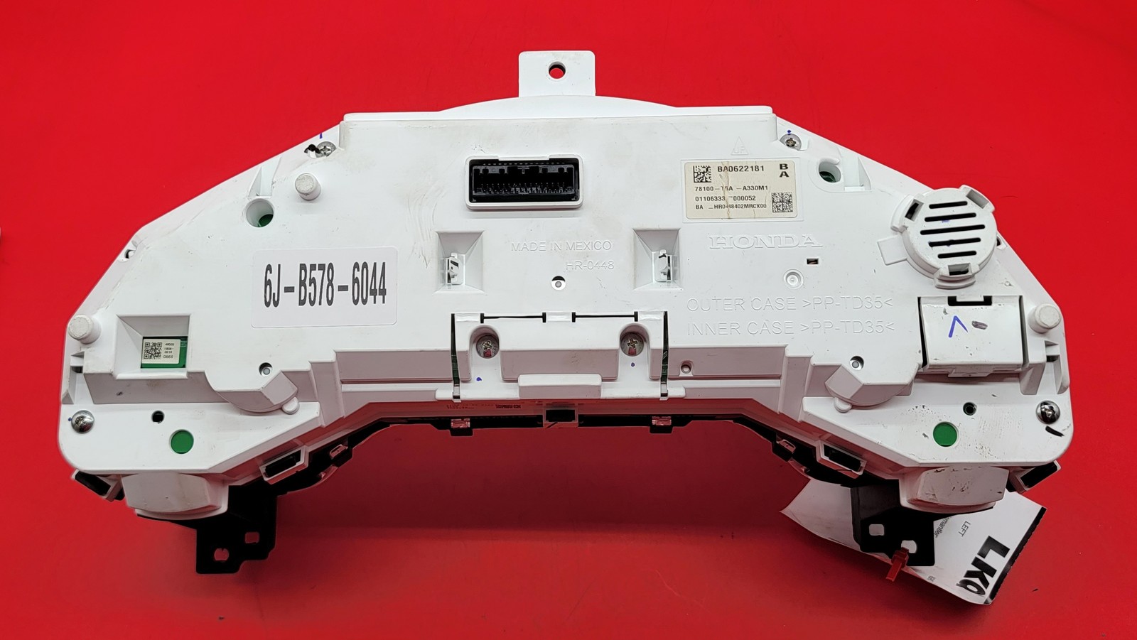 2018 HONDA CIVIC USED INSTRUMENT CLUSTER P#78100-TBA-0330-M1