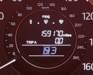 2013 HONDA ACCORD USED INSTRUMENT CLUSTER P#AA0829121