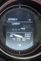 2014 MAZDA CX-5 USED INSTRUMENT CLUSTER P#KD45 55 430