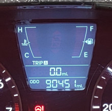 2014 HYUNDAI ACCENT USED INSTRUMENT CLUSTER P#94001-1R015