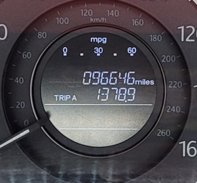 2015 HONDA ACCORD USED INSTRUMENT CLUSTER P#78100-T2F-A530-M1