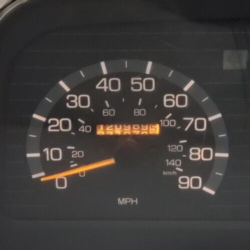 2002 MITSUBISHI FUSO FH211 USED INSTRUMENT CLUSTER P#MK345439