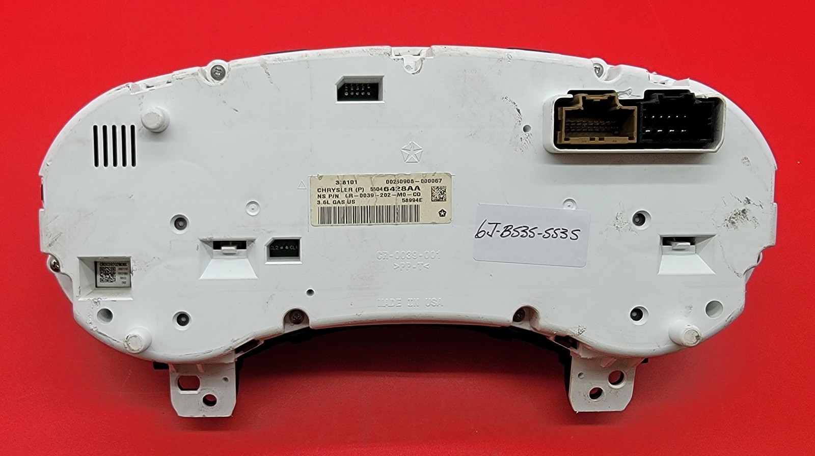 2012 JEEP GRAND CHEROKEE USED INSTRUMENT CLUSTER P#56046428AA