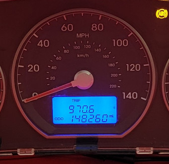 2011 HYUNDAI SANTA FE USED INSTRUMENT CLUSTER P#94011-0W130CA