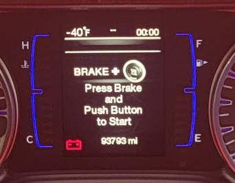 2015 CHRYSLER 200 USED INSTRUMENT CLUSTER P#P68105897AK