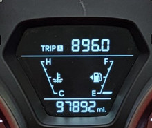 2015 HYUNDAI ELANTRA USED INSTRUMENT CLUSTER P#94004-3X210