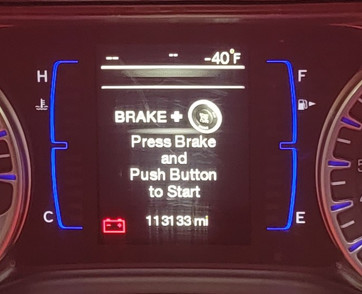 2015 CHRYSLER 200 USED INSTRUMENT CLUSTER P#P68105897AI