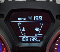2015 HYUNDAI ELANTRA USED INSTRUMENT CLUSTER P#94004-3X240