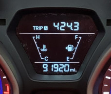 2016 HYUNDAI ELANTRA USED INSTRUMENT CLUSTER P#94004-3X210