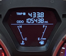 2013 HYUNDAI ELANTRA USED INSTRUMENT CLUSTER P#94001-3X275