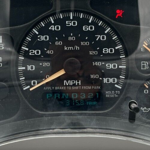 1999-2002 CHEVROLET SILVERADO USED INSTRUMENT CLUSTER P#15055362