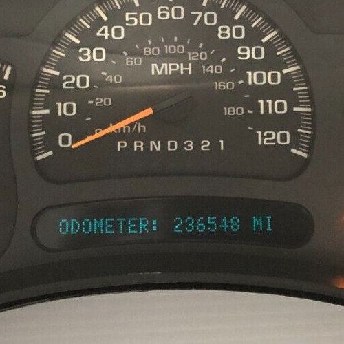 2005-2007 CHEVROLET SIERRA USED INSTRUMENT CLUSTER P#15105687