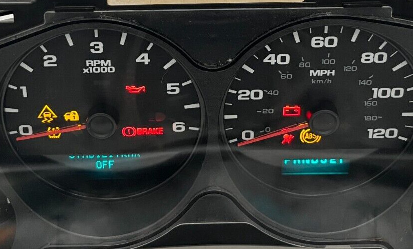 2007 CHEVROLET SILVERADO USED INSTRUMENT CLUSTER P#28081459