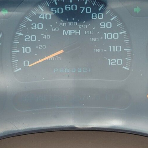 2003-2004 CHEVROLET SIERRA USED INSTRUMENT CLUSTER P#15114649