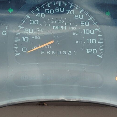 2003-2004 CHEVROLET SIERRA USED INSTRUMENT CLUSTER P#15105687
