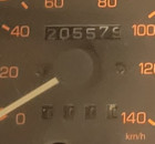1992 MITSUBISHI FE USED INSTRUMENT CLUSTER P#MC857921