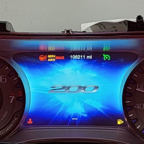 2016 CHRYSLER 200 USED INSTRUMENT CLUSTER P#P68259058AB