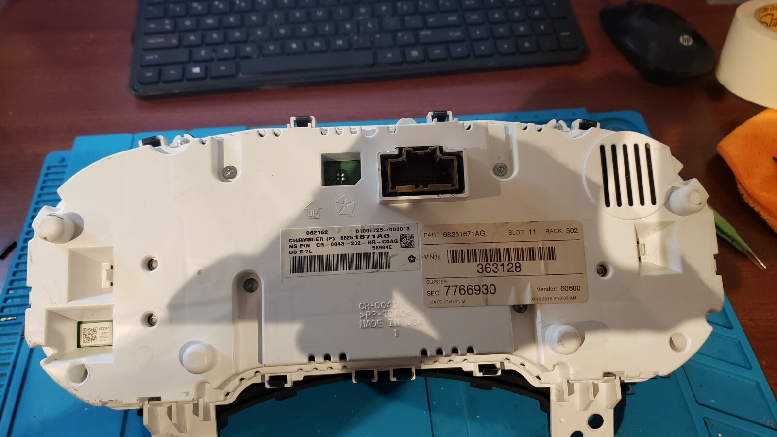 2014 DODGE DURANGO USED DASHBOARD INSTRUMENT CLUSTER FOR SALE