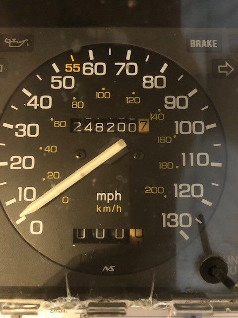 1986 HONDA CIVIC USED DASHBOARD INSTRUMENT CLUSTER FOR SALE