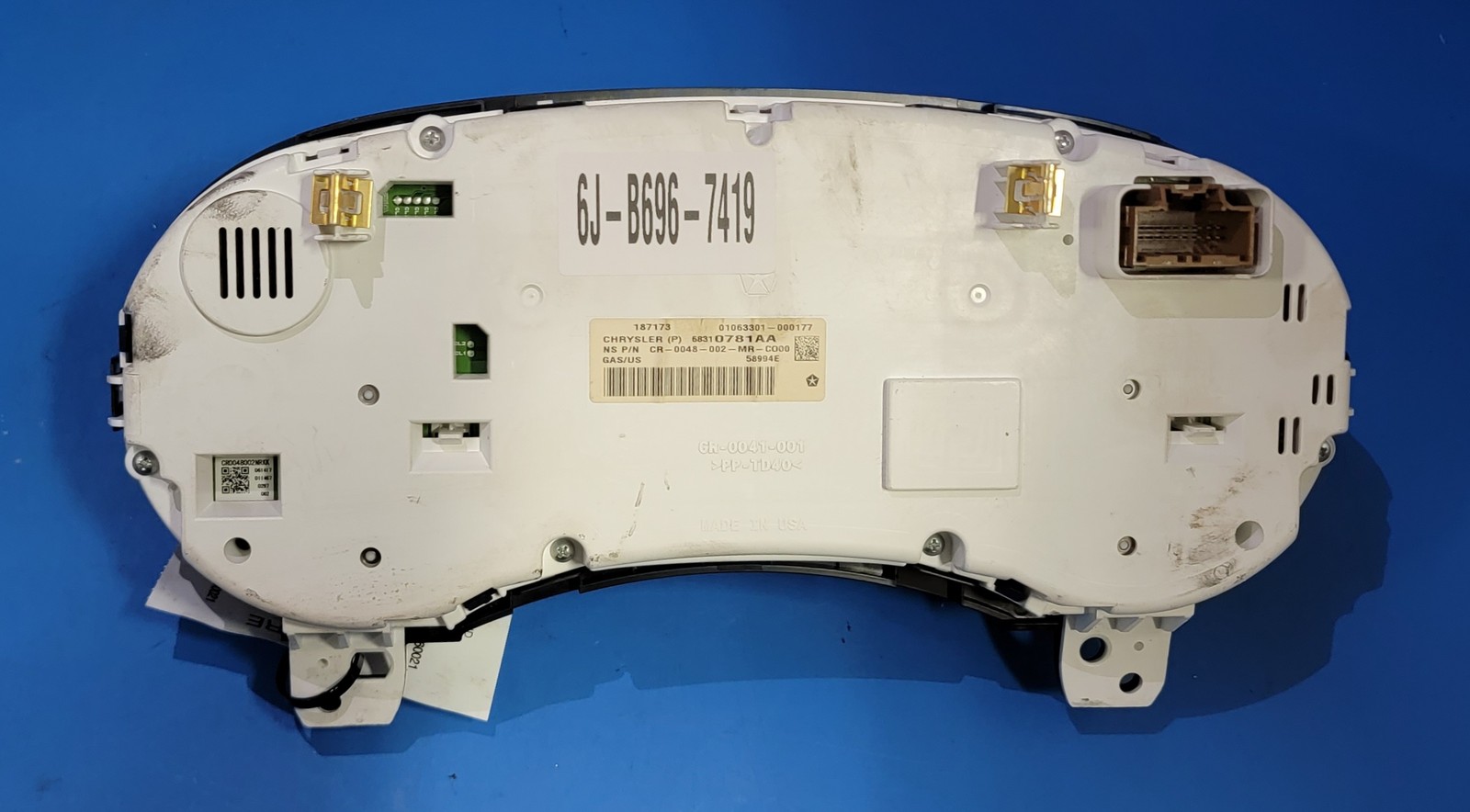 2017 DODGE JOURNEY USED INSTRUMENT CLUSTER P#68310781AA
