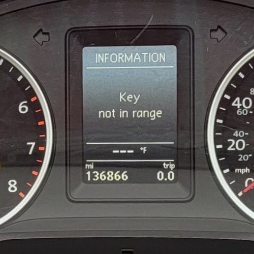 2014 VOLKSWAGEN TIGUAN USED INSTRUMENT CLUSTER P#SN0920 973E