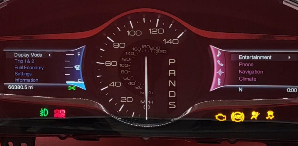 2013 LINCOLN MKX USED INSTRUMENT CLUSTER P#DA1T-10849-CB