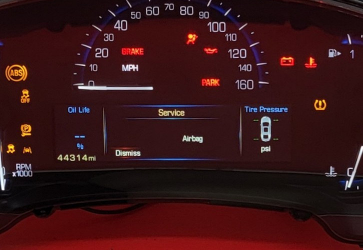2016 CADILLAC XTS USED INSTRUMENT CLUSTER P#84054557