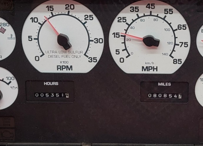 2011 INTERNATIONAL PB 305 USED INSTRUMENT CLUSTER P#3811624C91