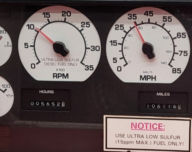 2010 INTERNATIONAL BUS USED INSTRUMENT CLUSTER P#3811624C91