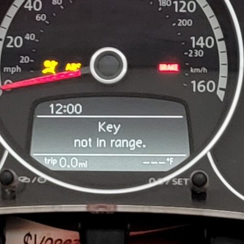 2014 VOLKSWAGEN BEETLE USED INSTRUMENT CLUSTER P#5C5920 970P