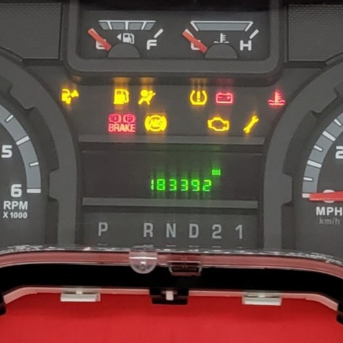 2013 FORD E-250 USED INSTRUMENT CLUSTER P#BC2T-10849-AF