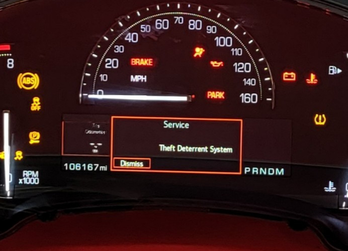 2019 CADILLAC XTS USED INSTRUMENT CLUSTER P#84512031