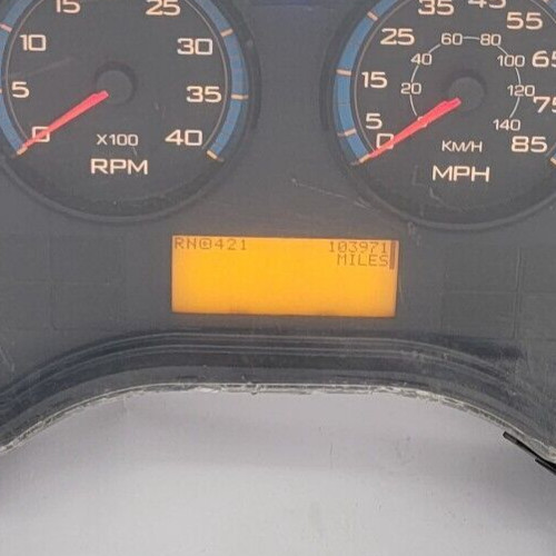 2010 INTERNATIONAL PB105 4300 USED INSTRUMENT CLUSTER P#3803476F94