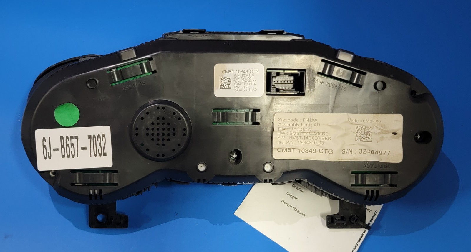 2014 FORD FOCUS USED INSTRUMENT CLUSTER P#CM5T-10849-CTG