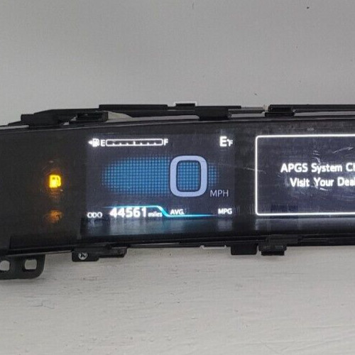 2016-2017 TOYOTA PRIUS USED INSTRUMENT CLUSTER P#83800-47Q70-B