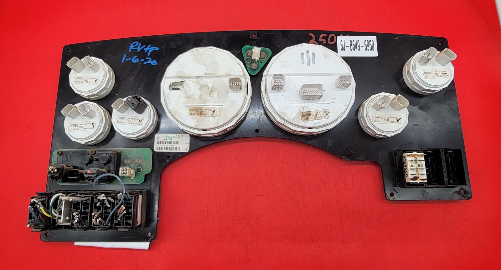 2007 BLUE BIRD BB CONVENTIONAL USED INSTRUMENT CLUSTER P#0101351
