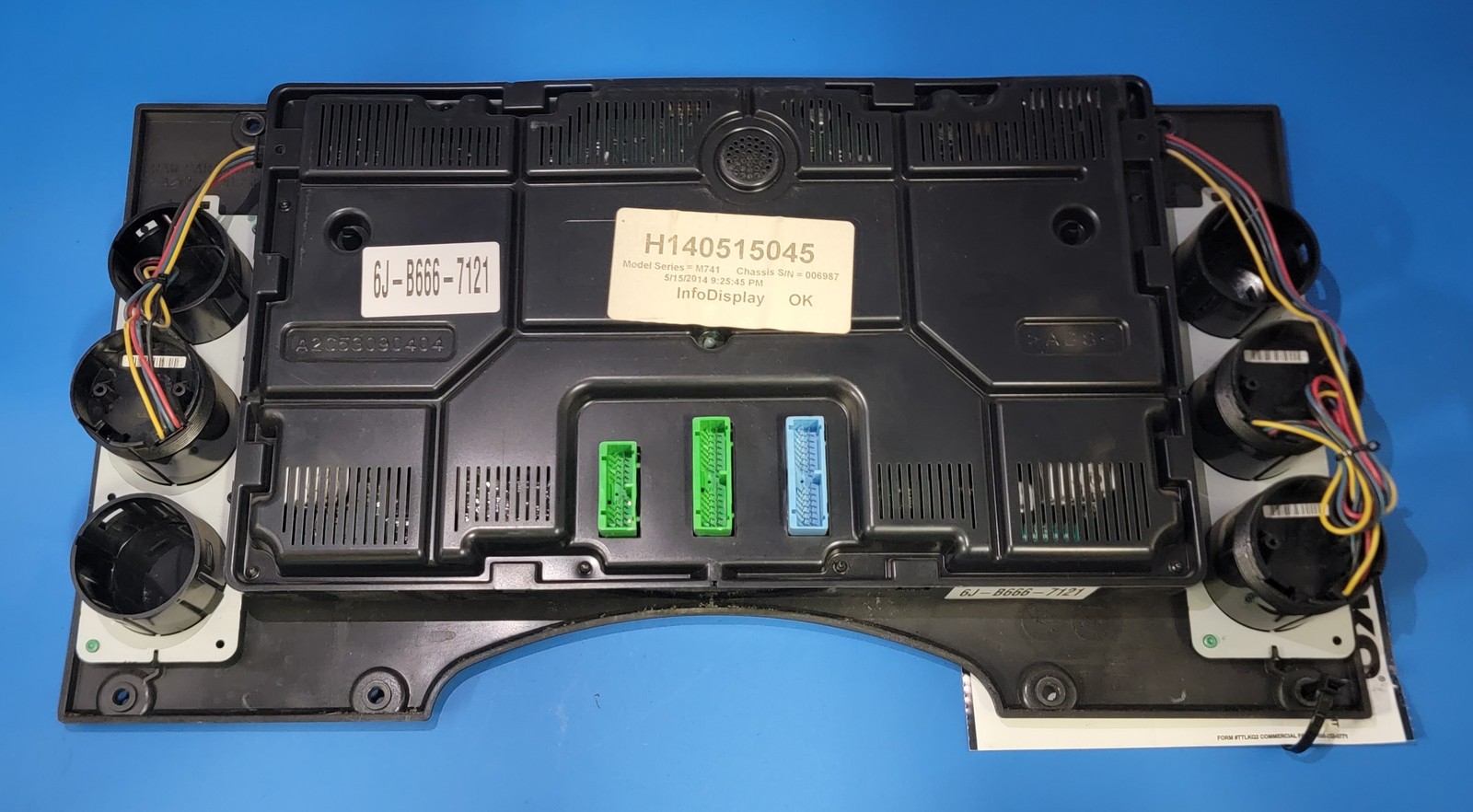 2015 MACK CXU612 USED INSTRUMENT CLUSTER P#A2C53090404
