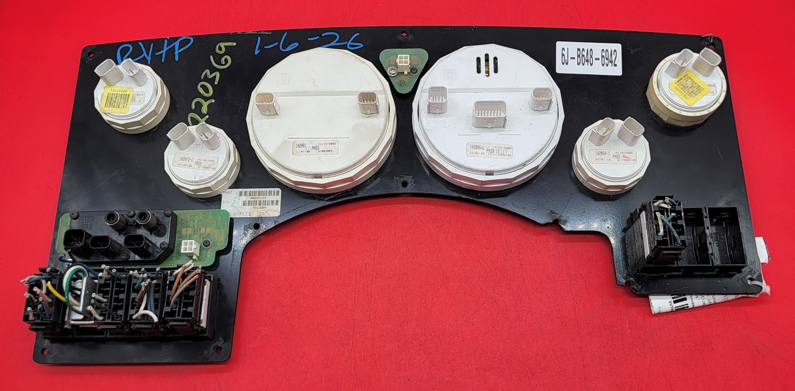 2005 BLUE BIRD BB CONVENTIONAL USED INSTRUMENT CLUSTER P#0060622